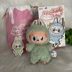 POP MART Labubu Monsters Exciting Macaron GREEN GRAPE 100% Authentic NEW